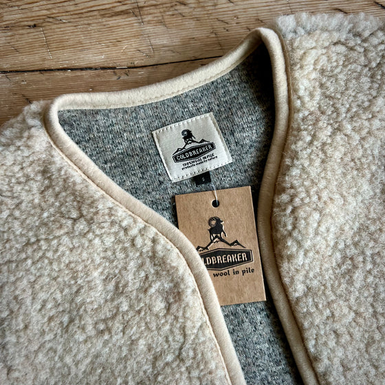 Adult Wool Camino Gilet - Sand Brown