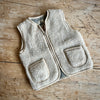 Wool Pepitko Gilet - Sand Brown