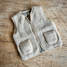  Wool Pepitko Gilet - Sand Brown