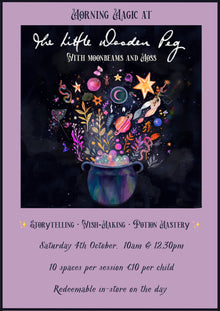  Magic at The Little Wooden Peg with Moonbeams and Moss