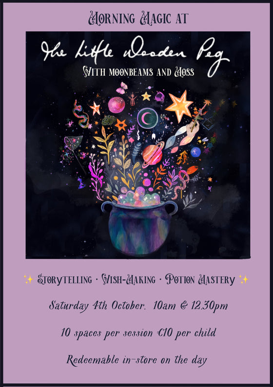 Magic at The Little Wooden Peg with Moonbeams and Moss