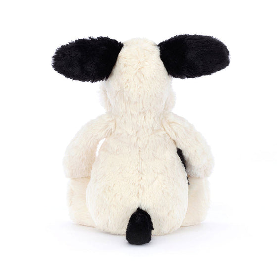 Jellycat Bashful Black Cream Puppy Medium