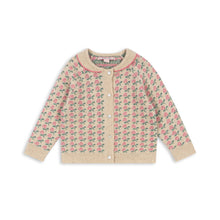  KONGES SLOJD BELOU KNIT CARDIGAN ROSE