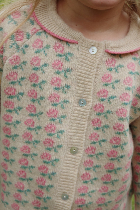 KONGES SLOJD BELOU KNIT CARDIGAN ROSE