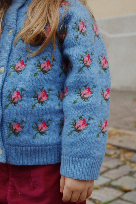 KONGES SLOJD BELOU KNIT CARDIGAN ROSIE SHADE