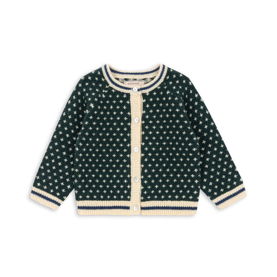 KONGES SLOJD BILLI KNIT CARDIGAN GREEN