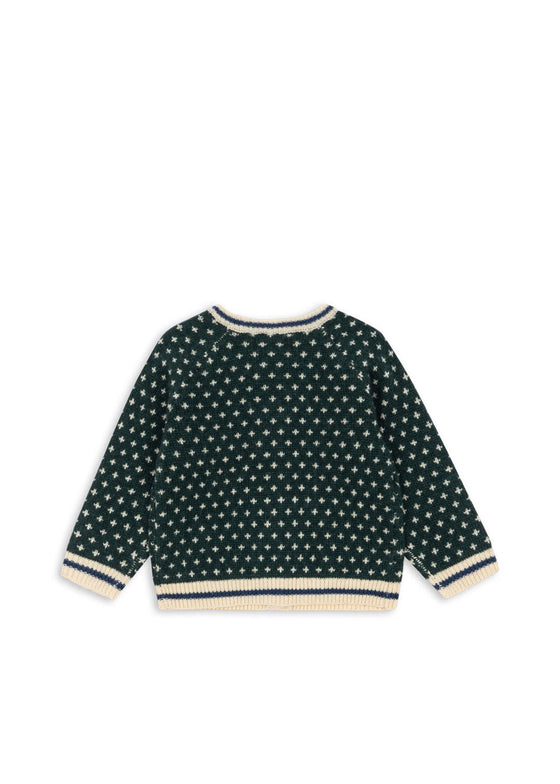 KONGES SLOJD BILLI KNIT CARDIGAN GREEN