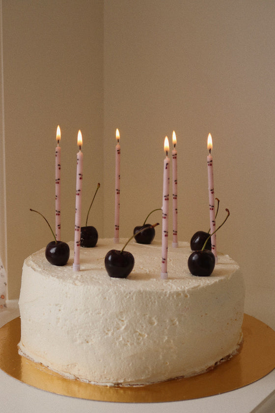 KONGES SLOJD BIRTHDAY CANDLES CHERRY