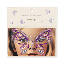  KONGES SLOJD BUTTERFLY FACE JEWELS PURPLE RAIN