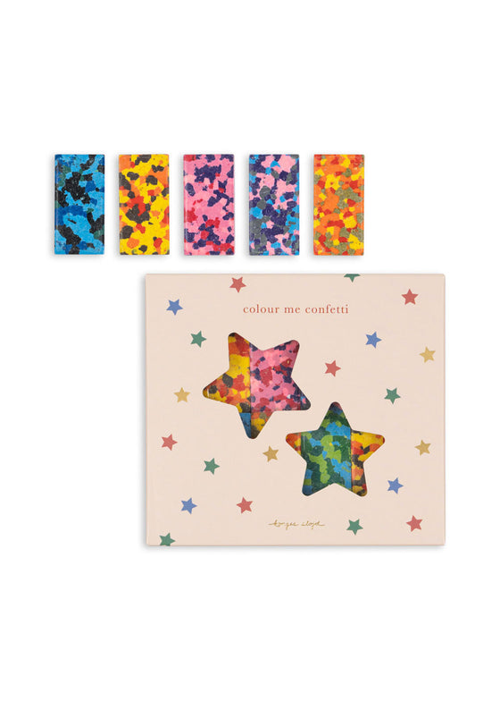 KONGES SLOJD CONFETTI CRAYONS