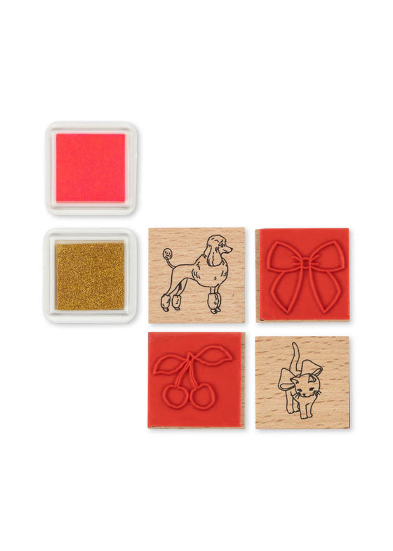 KONGES SLOJD CREATIVE ART CADDY GLITTER ROSE
