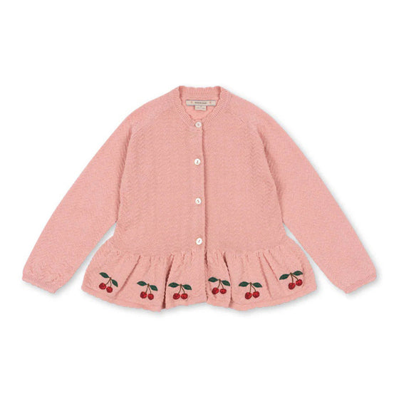 KONGES SLOJD CYPRES CARDIGAN MELLOW ROSE