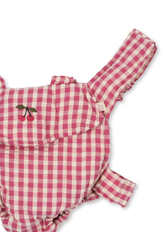 KONGES SLOJD DOLL CARRIER BUBBLEGUM CHECK