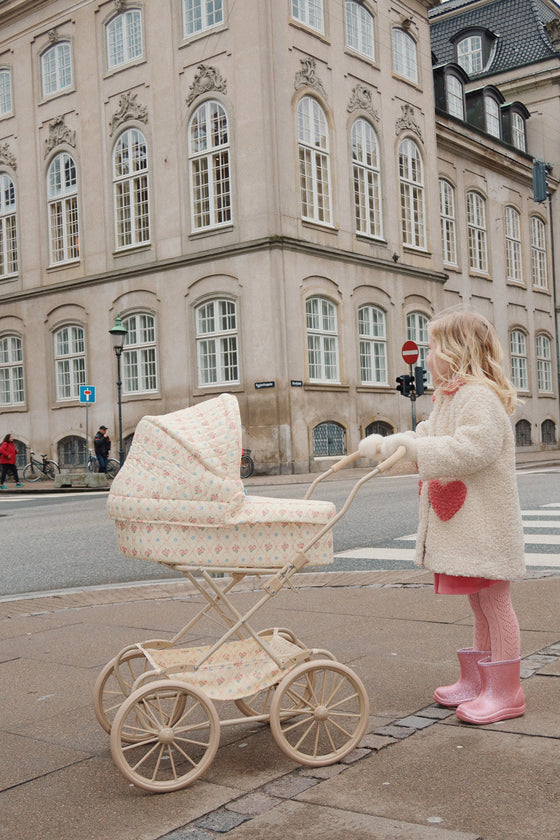 KONGES SLOJD DOLL PRAM FLEUR DECOR