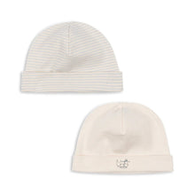  KONGES SLOJD FIO STRIPE 2 PACK BEANIE BLUE MIX