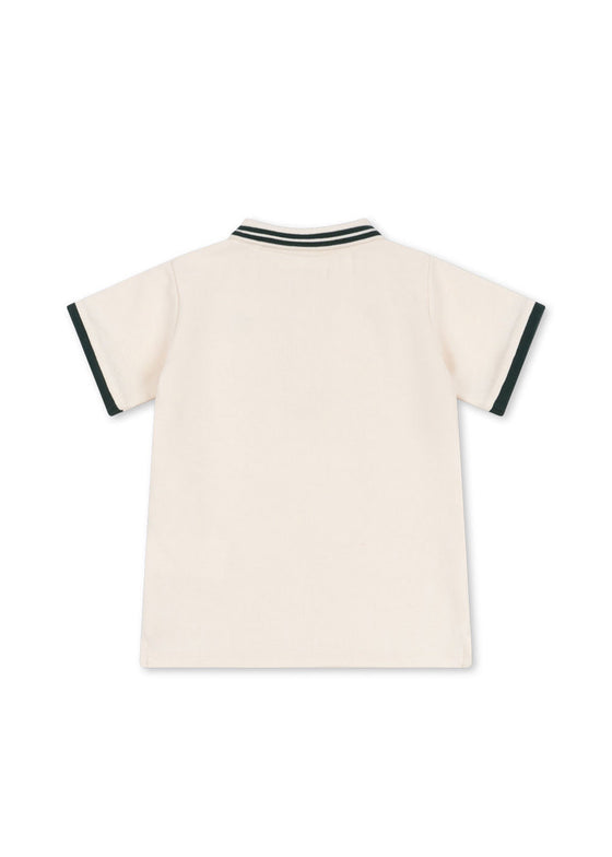 KONGES SLOJD FLORIAN POLO SHIRT ANTIQUE WHITE