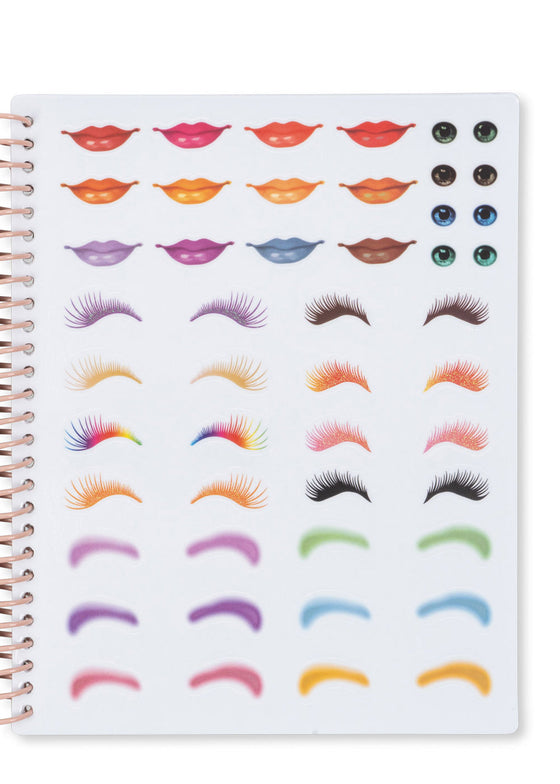 KONGES SLOJD GLAM ME UP STICKER BOOK