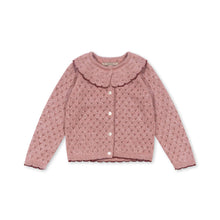  KONGES SLOJD HOLIDAY KNIT CARDIGAN MELLOW ROSE