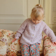  KONGES SLOJD ISA CARDIGAN LAVENDER MIST
