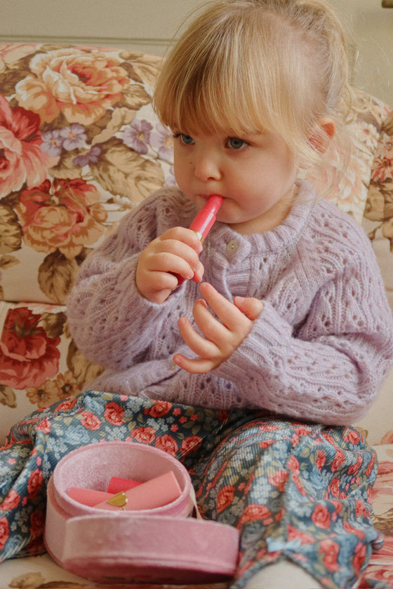 KONGES SLOJD ISA CARDIGAN LAVENDER MIST