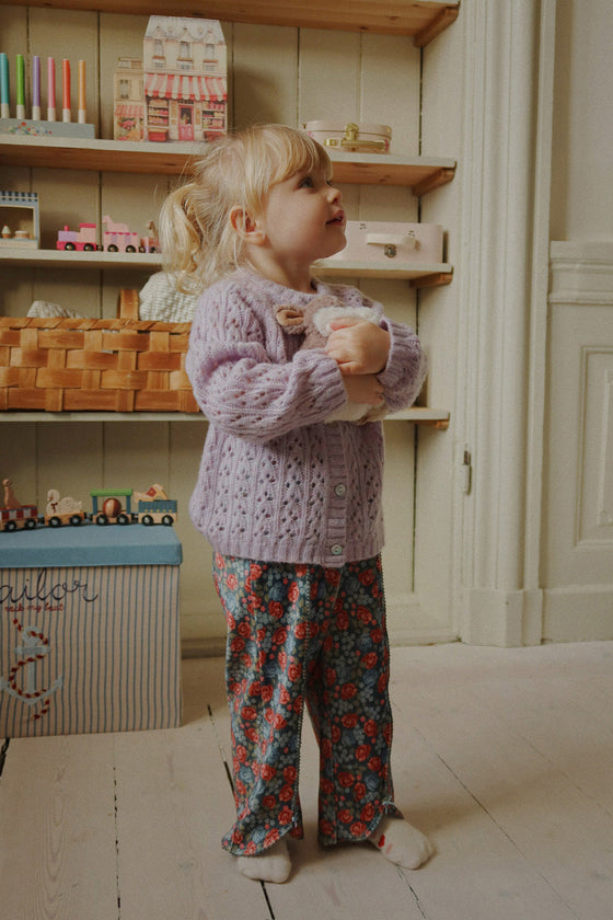 KONGES SLOJD ISA CARDIGAN LAVENDER MIST