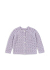 KONGES SLOJD ISA CARDIGAN LAVENDER MIST