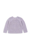 KONGES SLOJD ISA CARDIGAN LAVENDER MIST