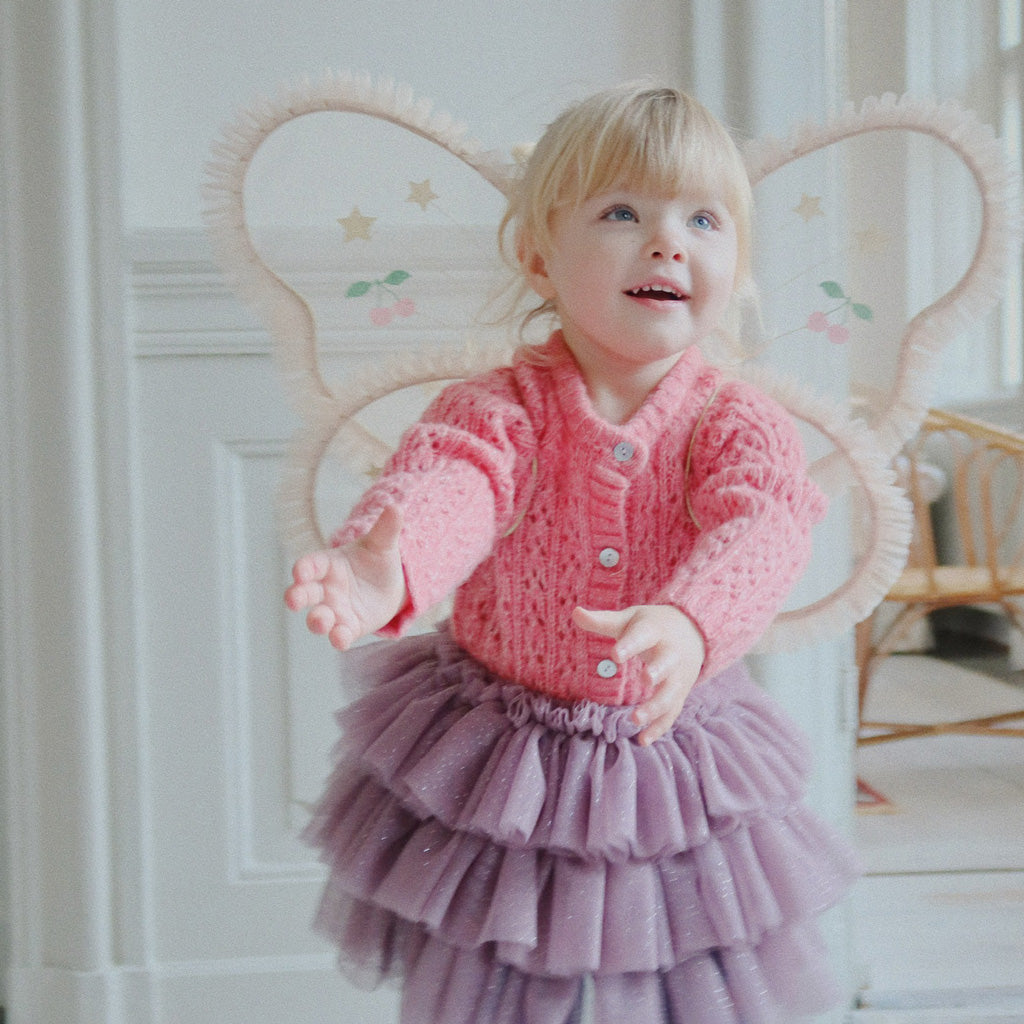  KONGES SLOJD ISA CARDIGAN PINK