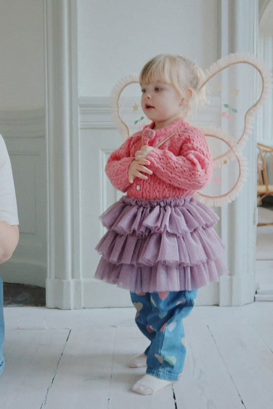 KONGES SLOJD ISA CARDIGAN PINK