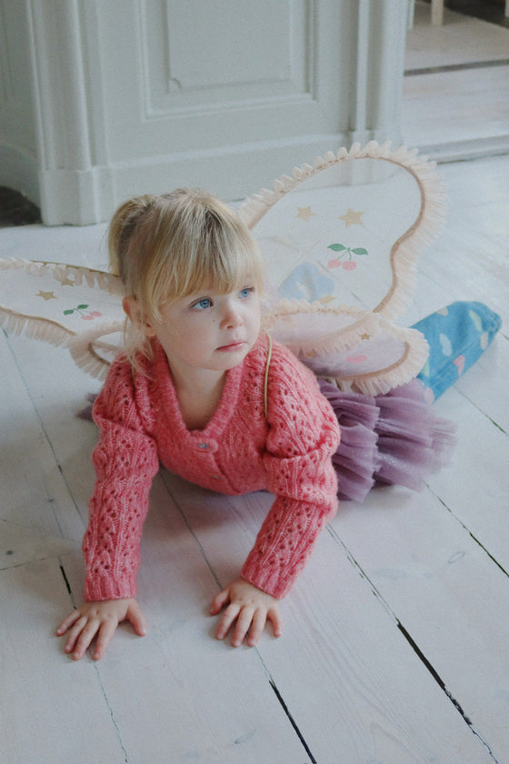 KONGES SLOJD ISA CARDIGAN PINK