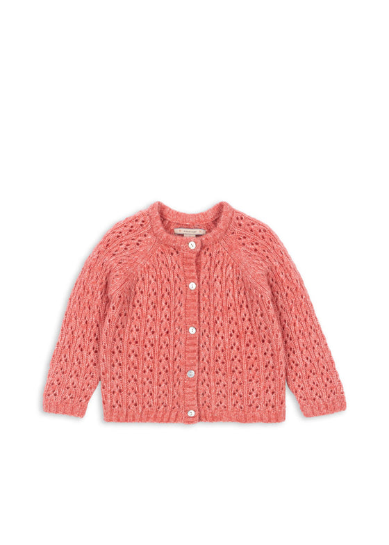 KONGES SLOJD ISA CARDIGAN PINK