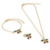 KONGES SLOJD JEWELRY SET CHERRY