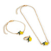 KONGES SLOJD JEWELRY SET LEMON