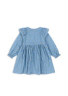 KONGES SLOJD KIM FRILL DRESS BILLIE BLUE