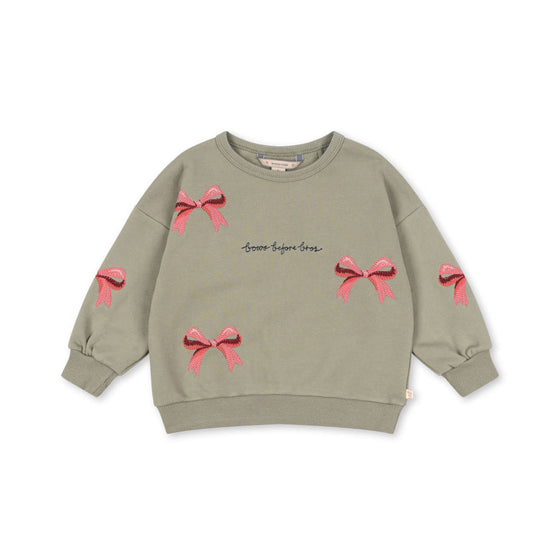 KONGES SLOJD LOU BOW SWEATSHIRT TEA