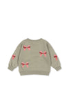 KONGES SLOJD LOU BOW SWEATSHIRT TEA