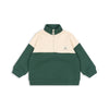 KONGES SLOJD LOU ZIP SWEATSHIRT SMOKE PINE