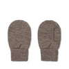 KONGES SLOJD LOULI MITTENS SOFT BROWN