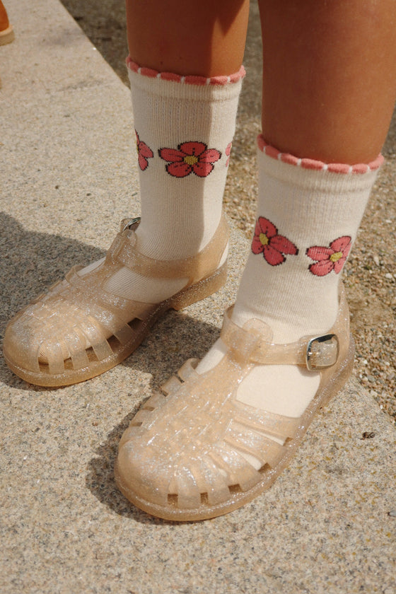 KONGES SLOJD NEA GLITTER SANDAL TIGERS EYE