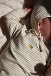 KONGES SLOJD NEWBORN ONESIE TEA STRIPE