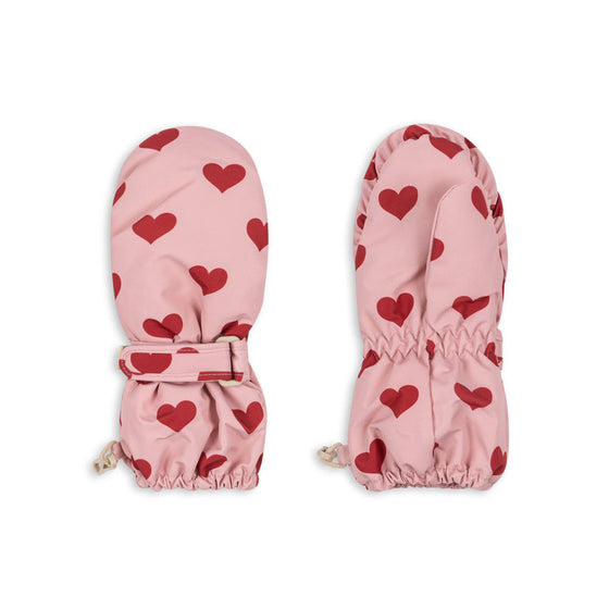 KONGES SLOJD NOHR SNOW MITTENS PRINT AMOUR PINK