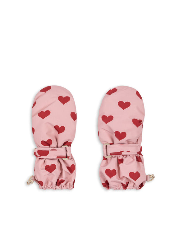 KONGES SLOJD NOHR SNOW MITTENS PRINT AMOUR PINK