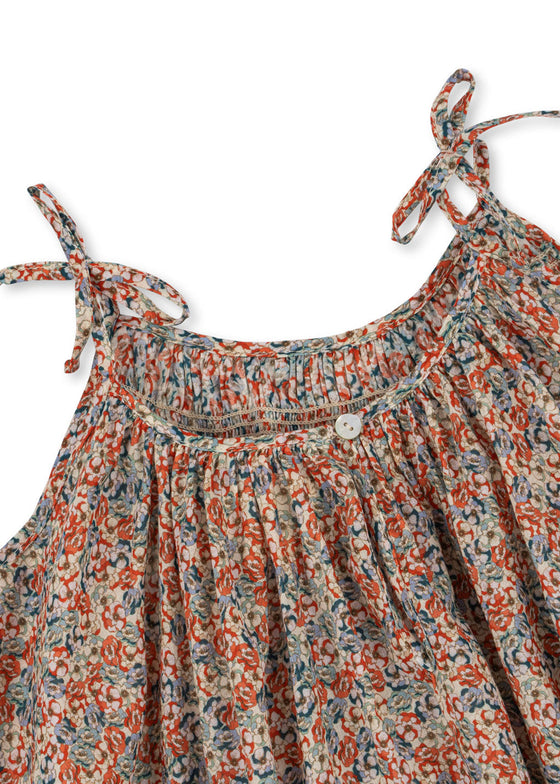KONGES SLOJD PACEY STRAP DRESS ROSIE ROUGE
