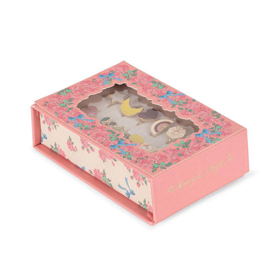 KONGES SLOJD RING GIFT SET 12 PACK PINK