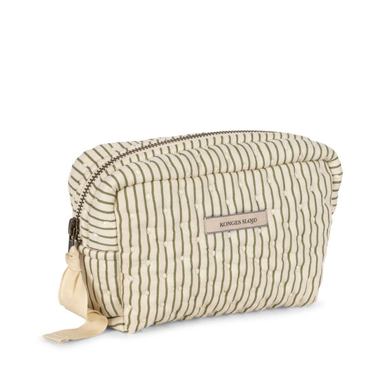 KONGES SLOJD SMALL TOILETRY BAG TEA STRIPE