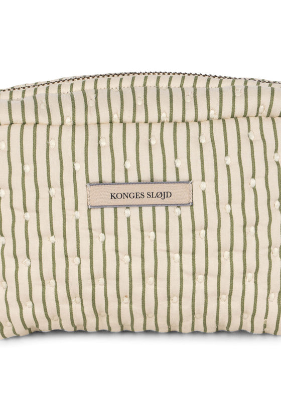 KONGES SLOJD SMALL TOILETRY BAG TEA STRIPE