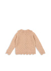 KONGES SLOJD SMILLA KNIT CARDIGAN LIGHT ROSE