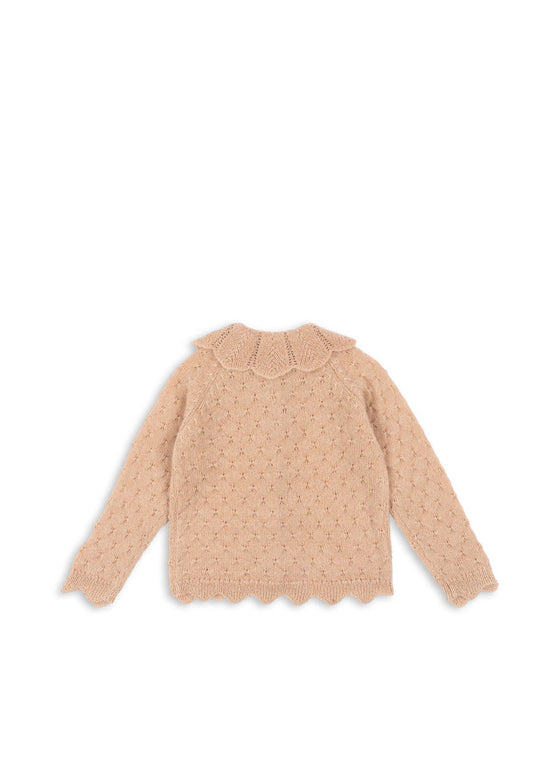 KONGES SLOJD SMILLA KNIT CARDIGAN LIGHT ROSE