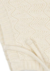 KONGES SLOJD VENTI KNIT BONNET ANTIQUE WHITE
