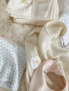 KONGES SLOJD VENTI POINTELLE BLANKET ANTIQUE WHITE